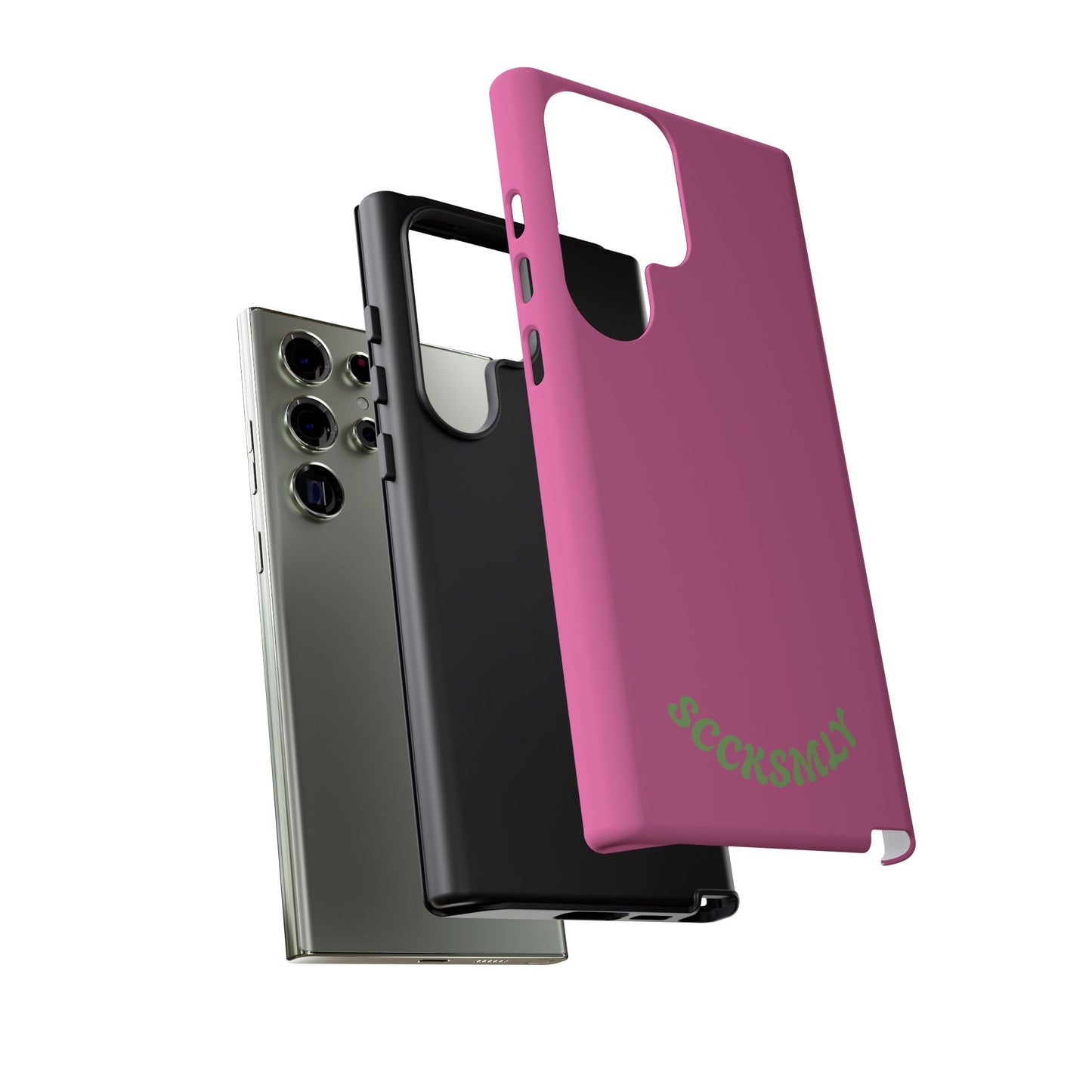 SOLID Sweet Static Pink Tough Case for Samsung