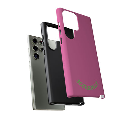 SOLID Sweet Static Pink Tough Case for Samsung