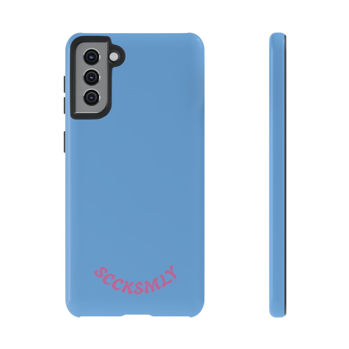 SOLID Blue Candie Tough Case for Samsung