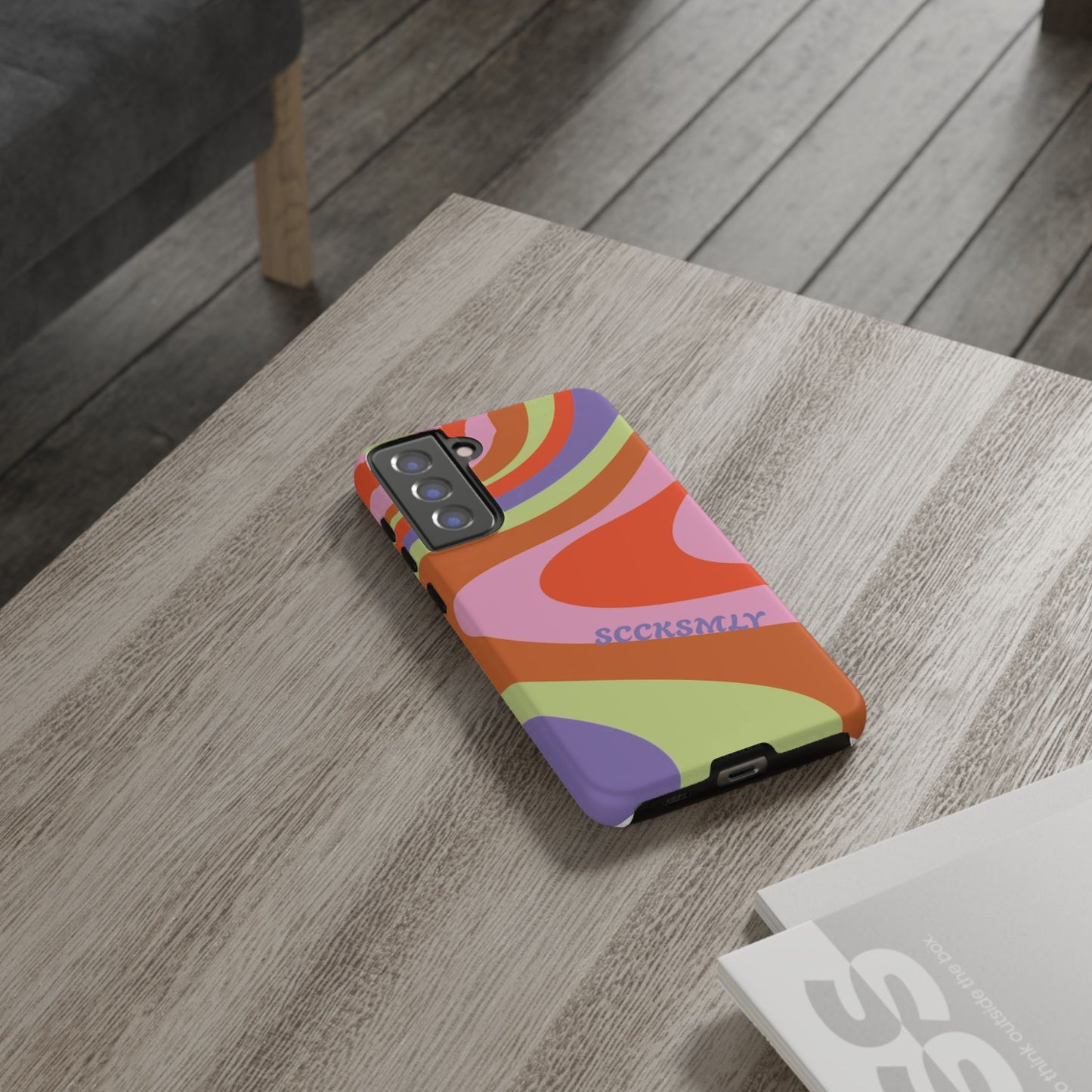 Curvy Swirl Phone Case for Samsung