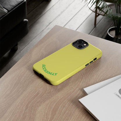 SOLID Lemon Pop Tough Case for Apple