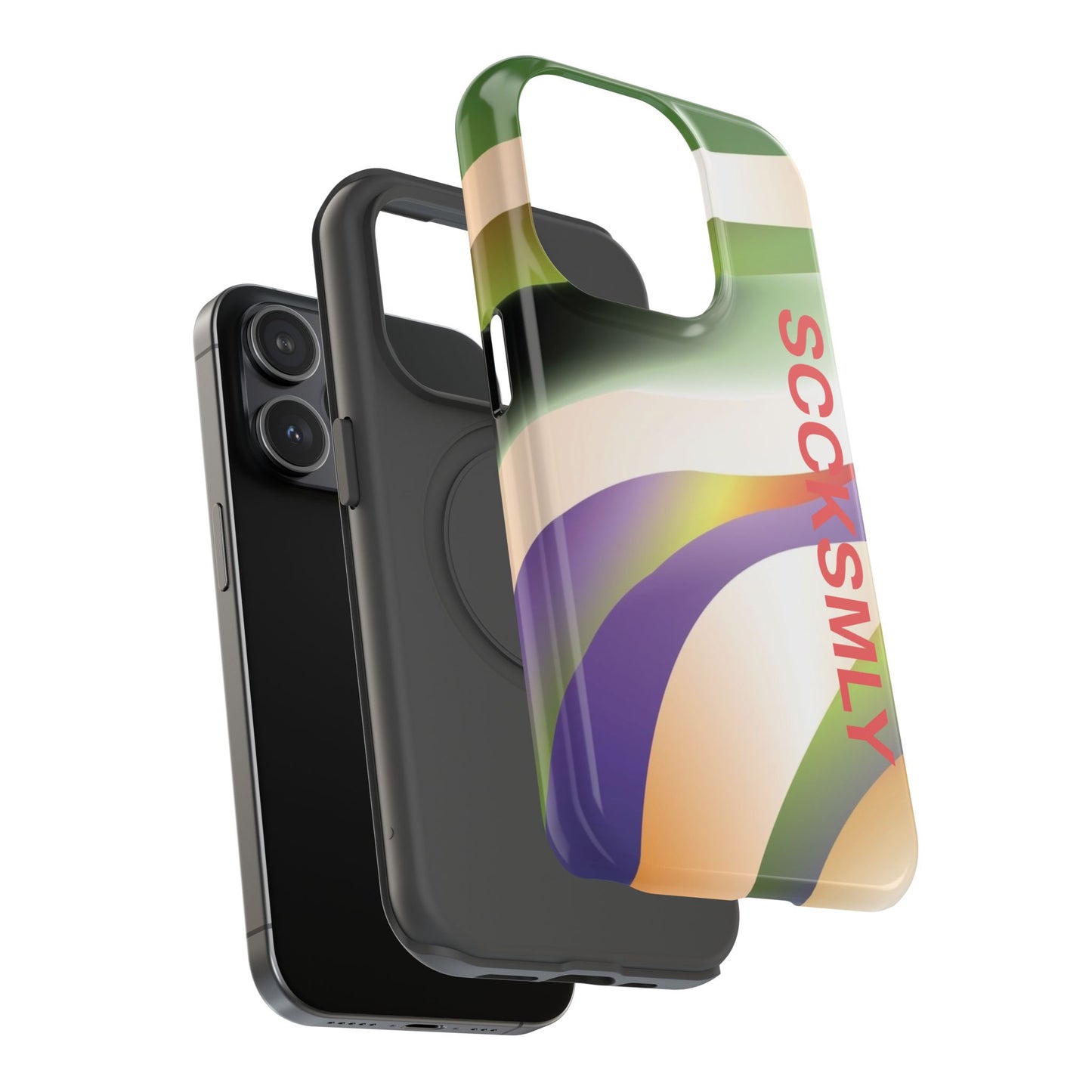 Green Waves Phone Case for "IOS or Apple"