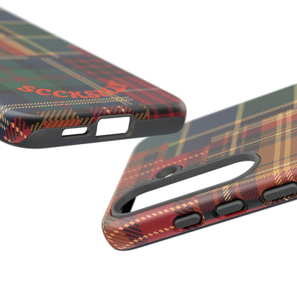 Heritage Hues Patchwork Tough Phone Case for Samsung