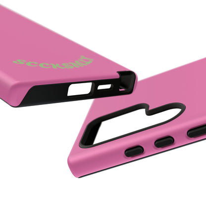 SOLID Sweet Static Pink Tough Case for Samsung