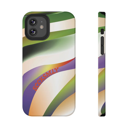 Green Waves Phone Case for Apple