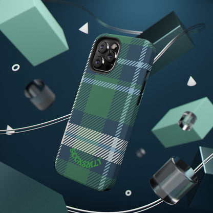 Earth and Sky Plaid Phone Case for Apple