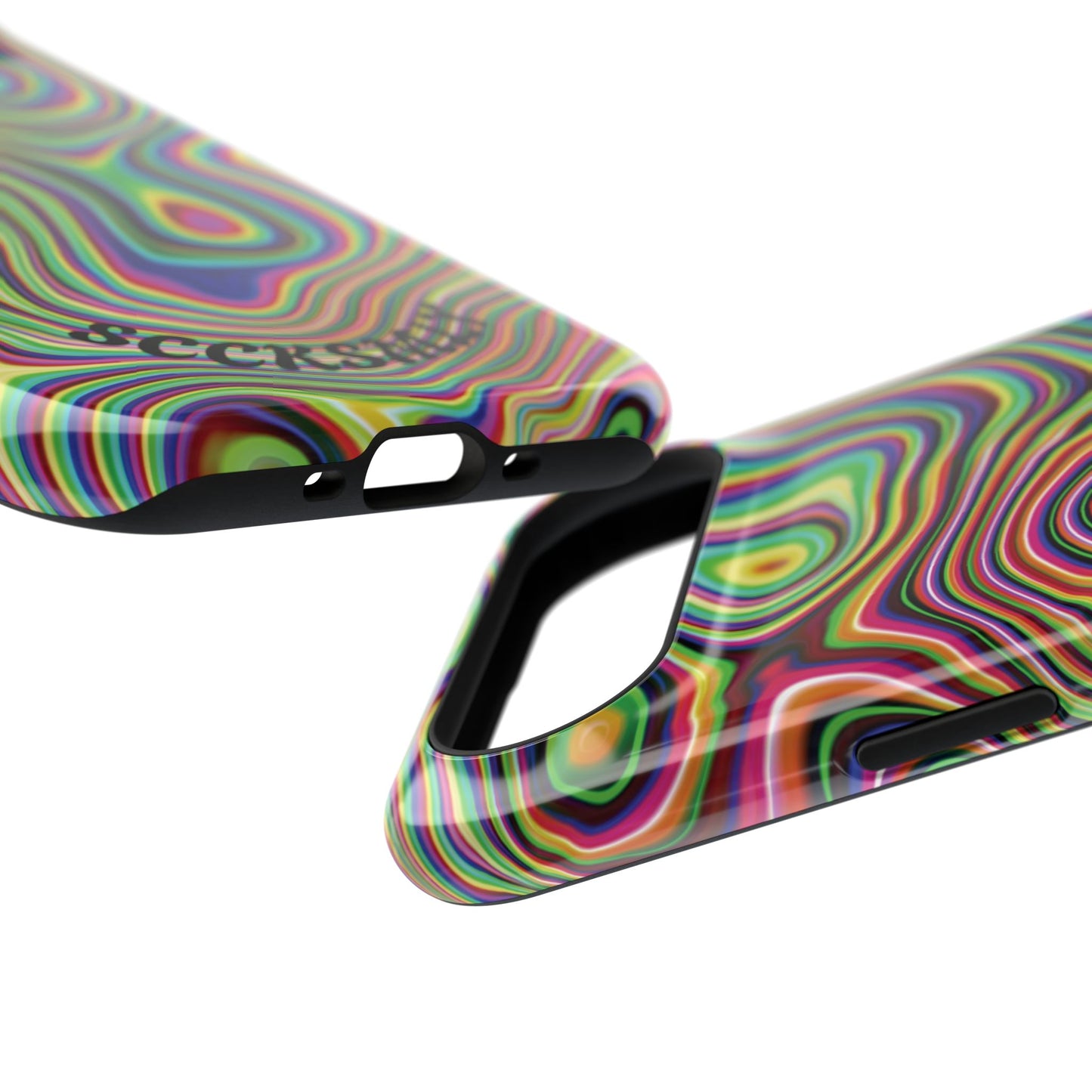 Acid Swirl Phone Case for Apple