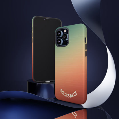 Warm Ombré Tough Phone Case for Apple