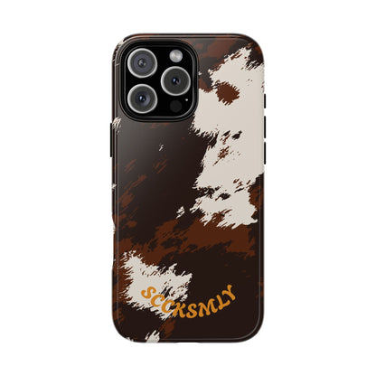 Sooo Cowboy Orange Tough Phone Case for Apple