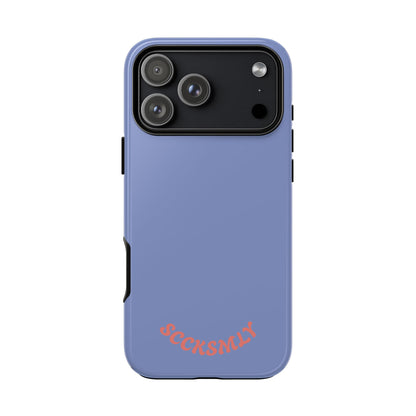 Periwinkle Blue Tough Phone Case for Apple