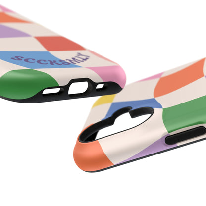Checker Flicker Phone Case Apple