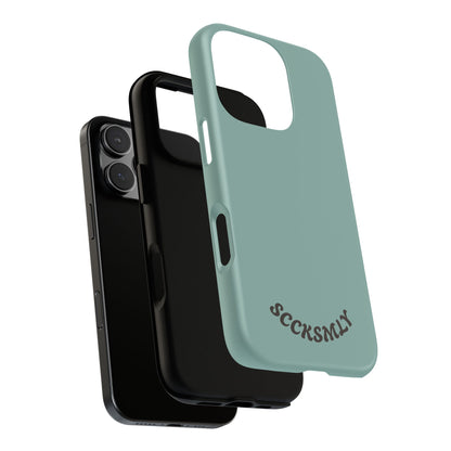 SOLID Fudge Mint Crunch Tough Phone Case for Apple