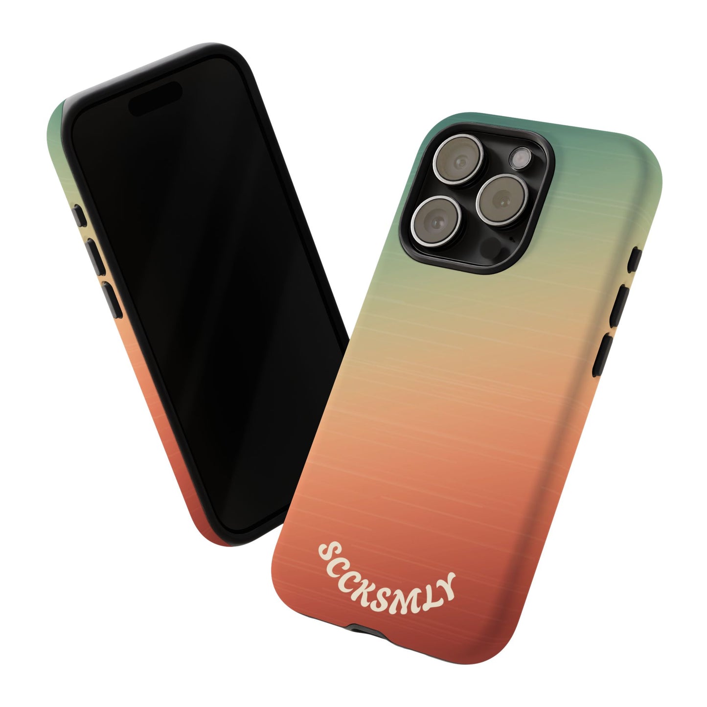 Warm Ombré Tough Phone Case for Apple