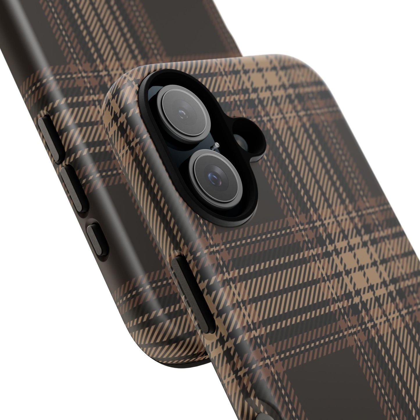 Brown Bread Plaid Tough Phone Case for Apple