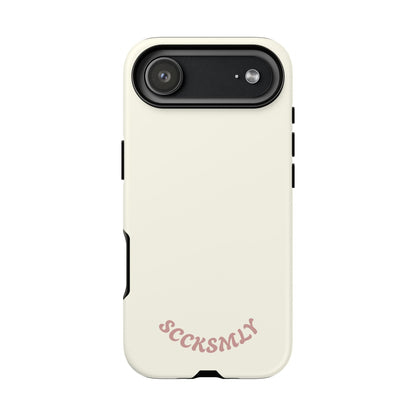 Sweet Oat Milk Tough Phone Case for Apple