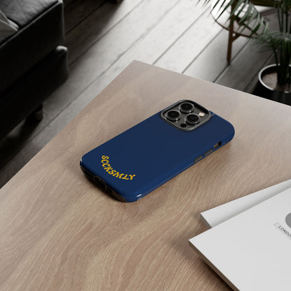 SOLID Cobalt Haze Tough Case for Apple