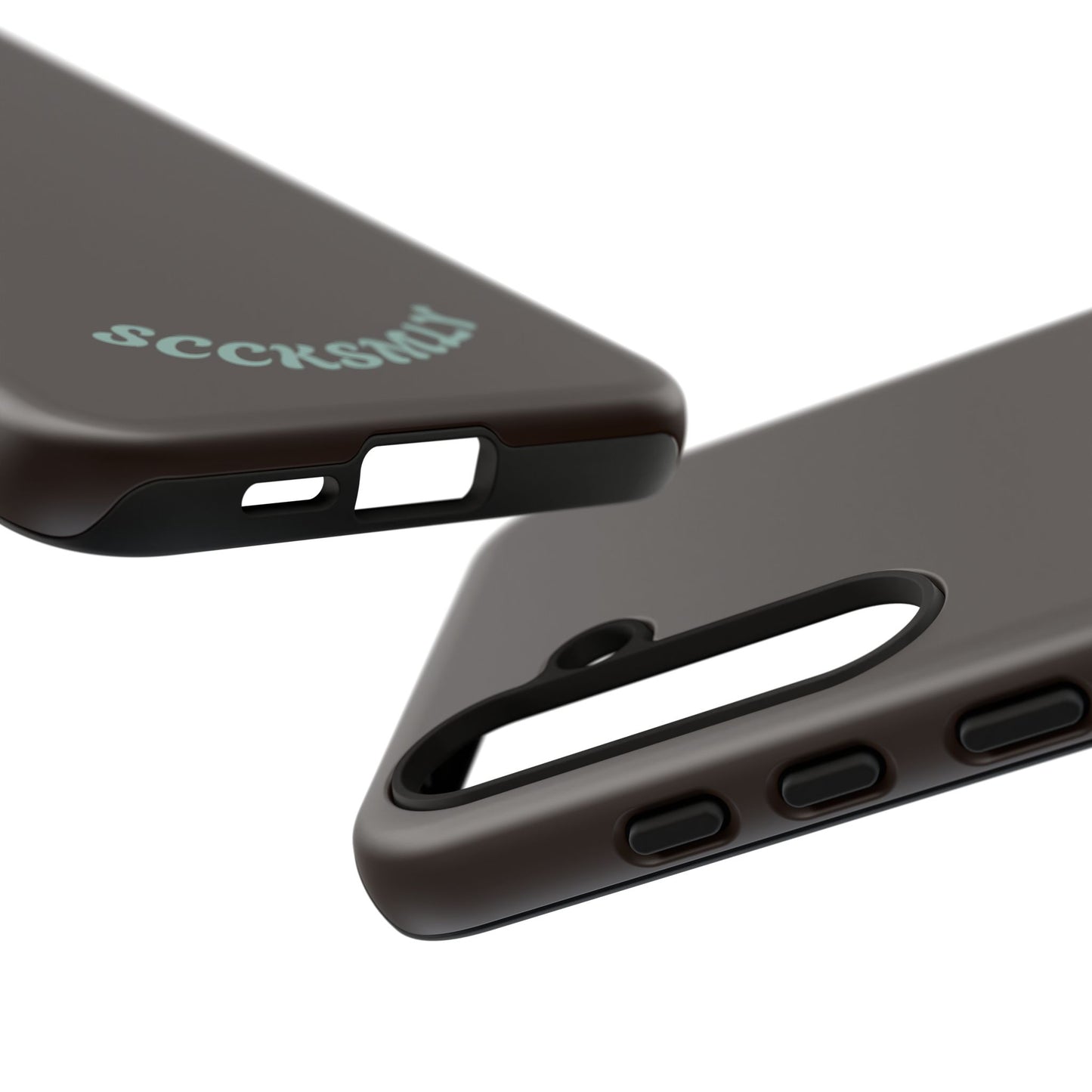 SOLID Espresso Mint Tough Phone Case for Samsung