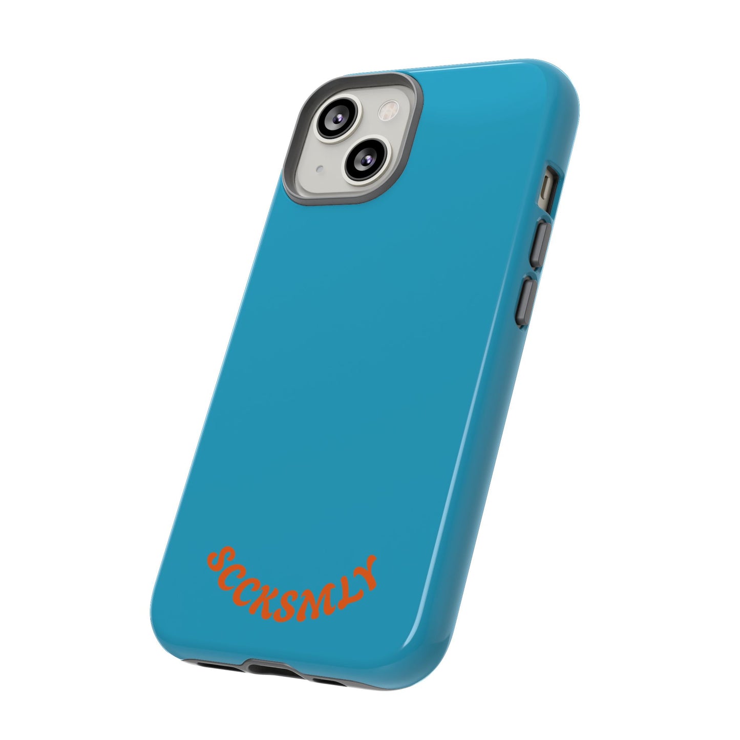 SOLID Blue Spook Tough Case for Apple