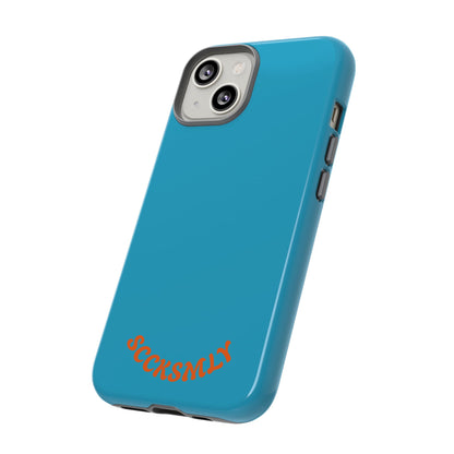 SOLID Blue Spook Tough Case for Apple