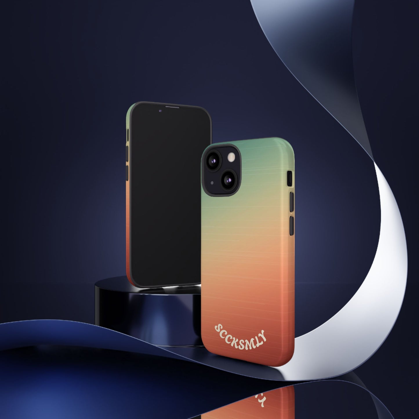 Warm Ombré Tough Phone Case for Apple