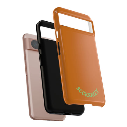 SOLID Terracotta Coal Tough Case for Google Pixel