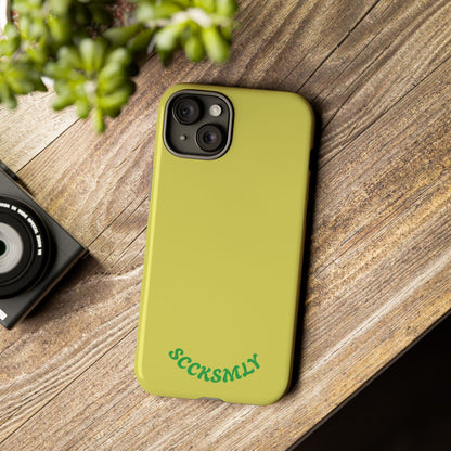 SOLID Lemon Pop Tough Case for Apple