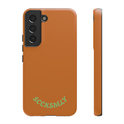 SOLID Terracotta Coal Tough Case for Samsung