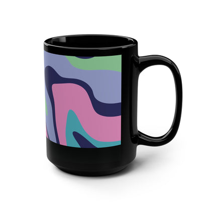 Mug Neon Nebula 15 oz — Black