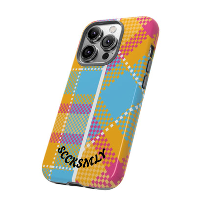 Pattern Punch Phone Case for Apple