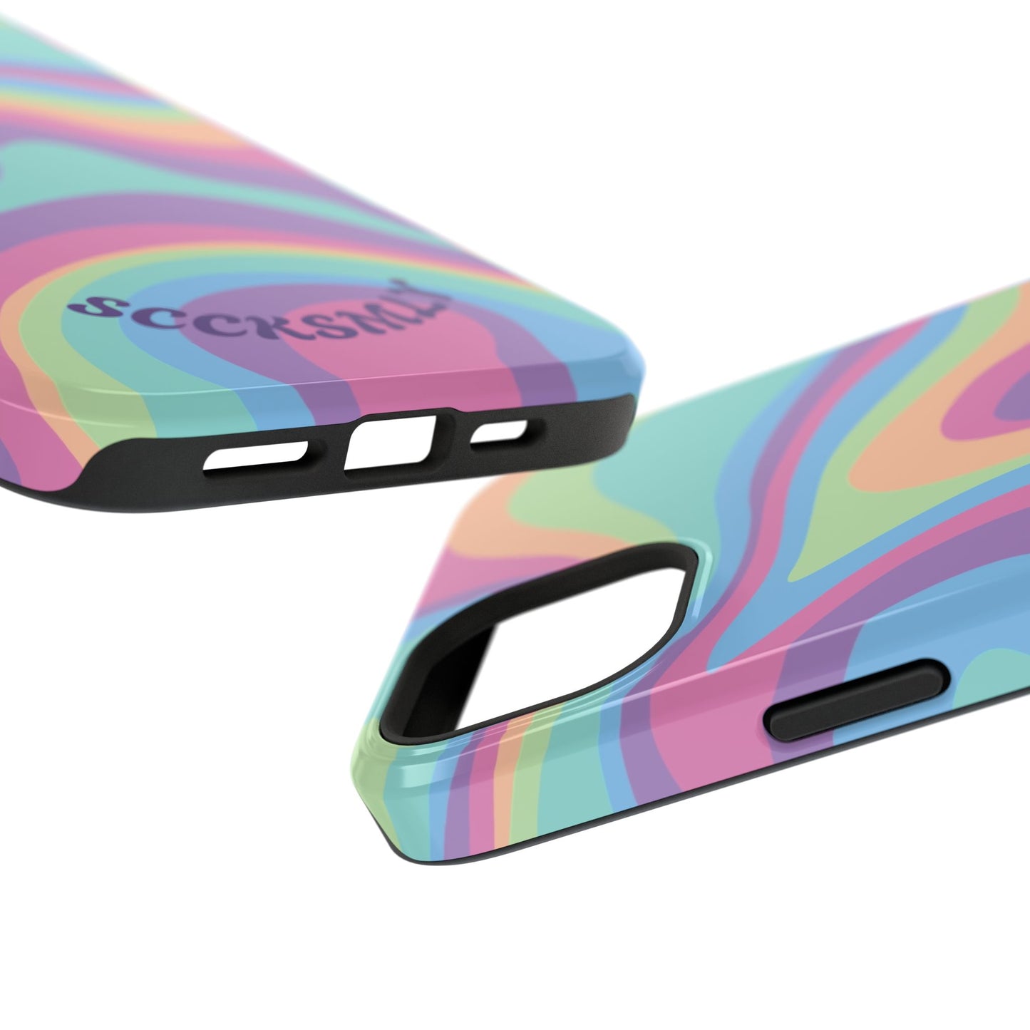Pastel Swirl Phone Case for Apple