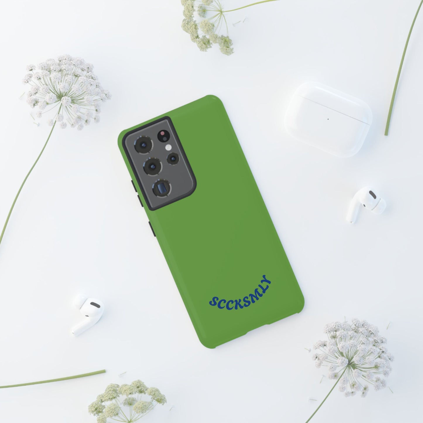 SOLID Matcha Moss Tough Case for Samsung