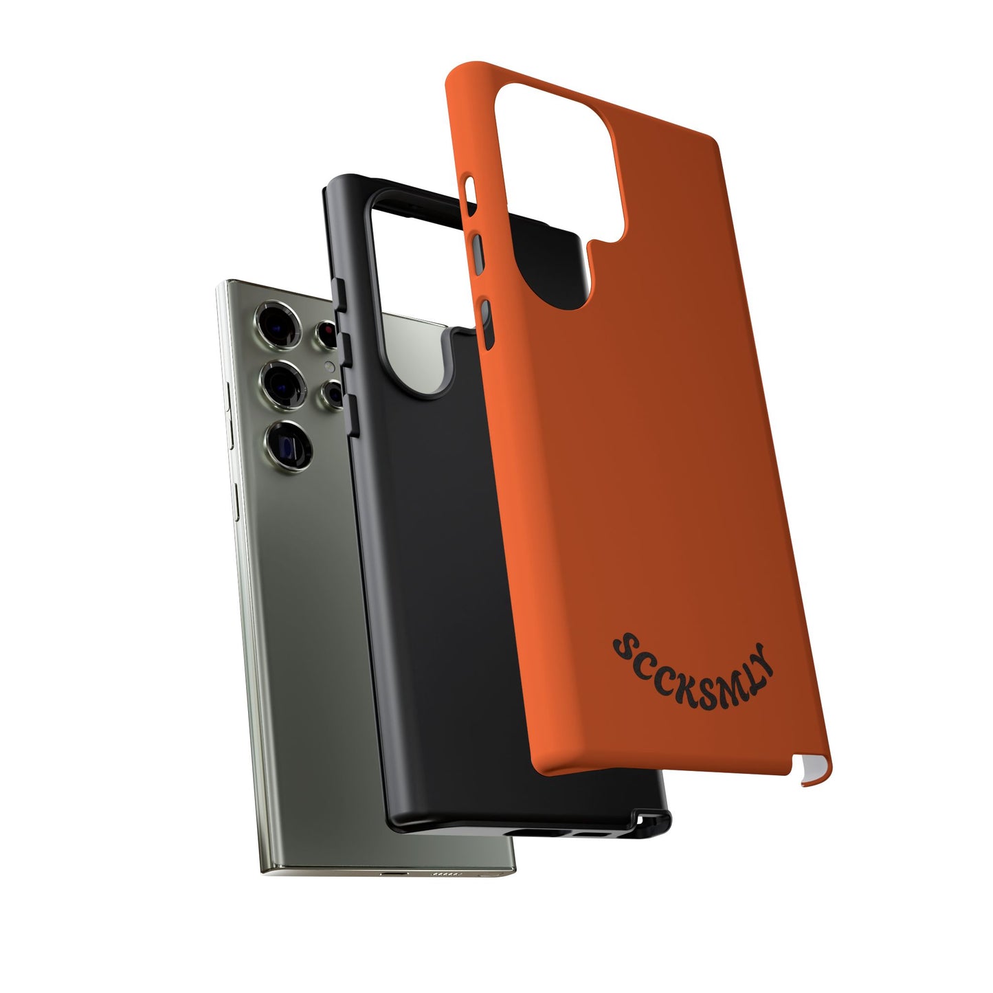 SOLID Tangerine Tough Case for Samsung
