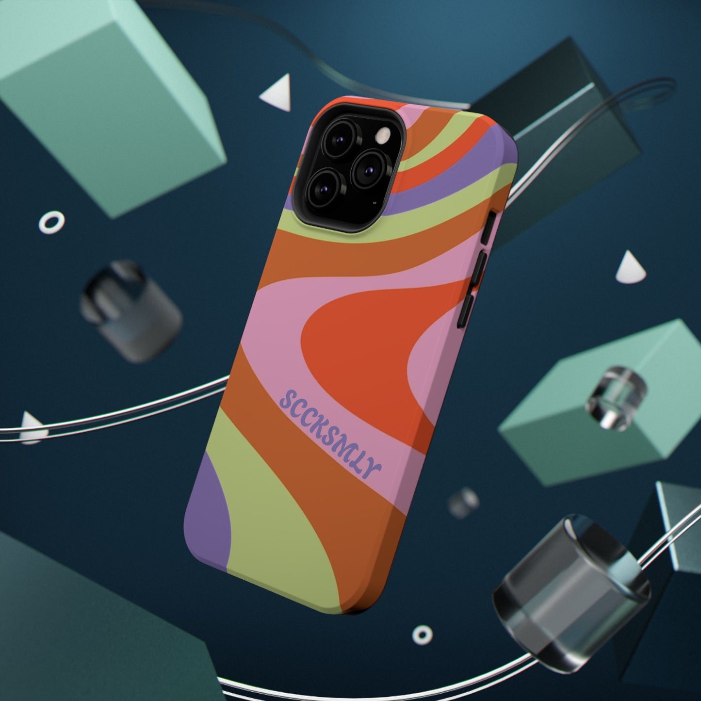 Curvy Swirl Phone Case for Apple