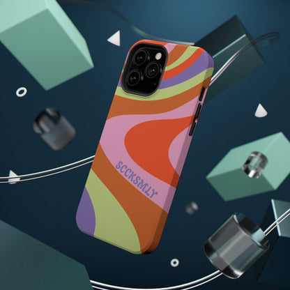 Curvy Swirl Phone Case for Apple