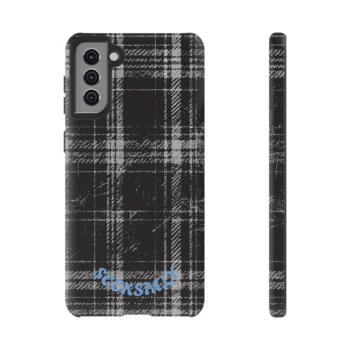 Smoky Grungy Plaid Phone Case for Samsung