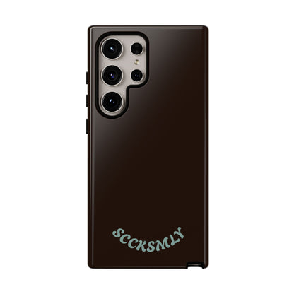 SOLID Espresso Mint Tough Phone Case for Samsung