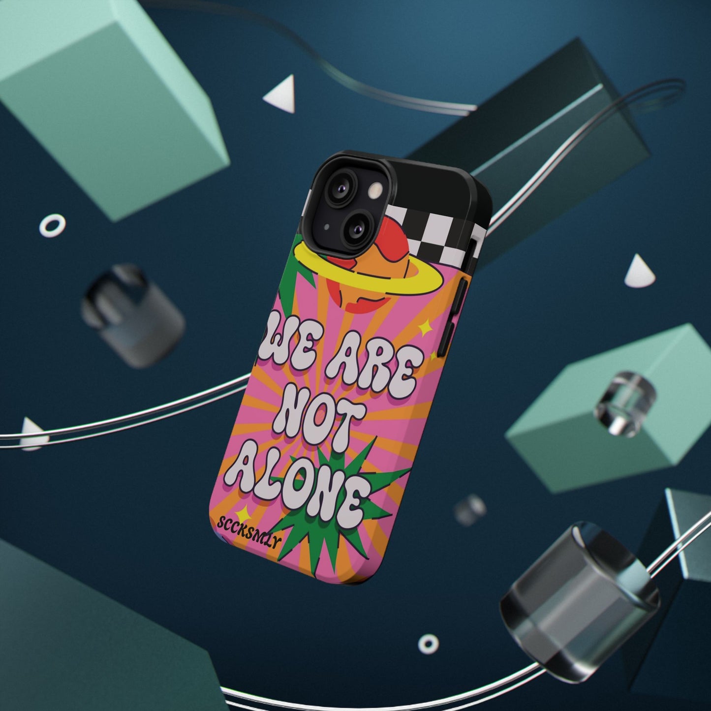 WE ARE NOT ALONE Tough Phone Case for Apple