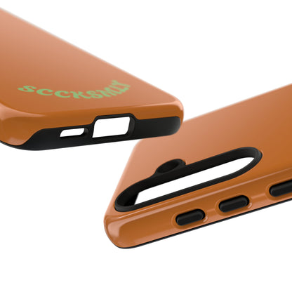 SOLID Terracotta Coal Tough Case for Samsung