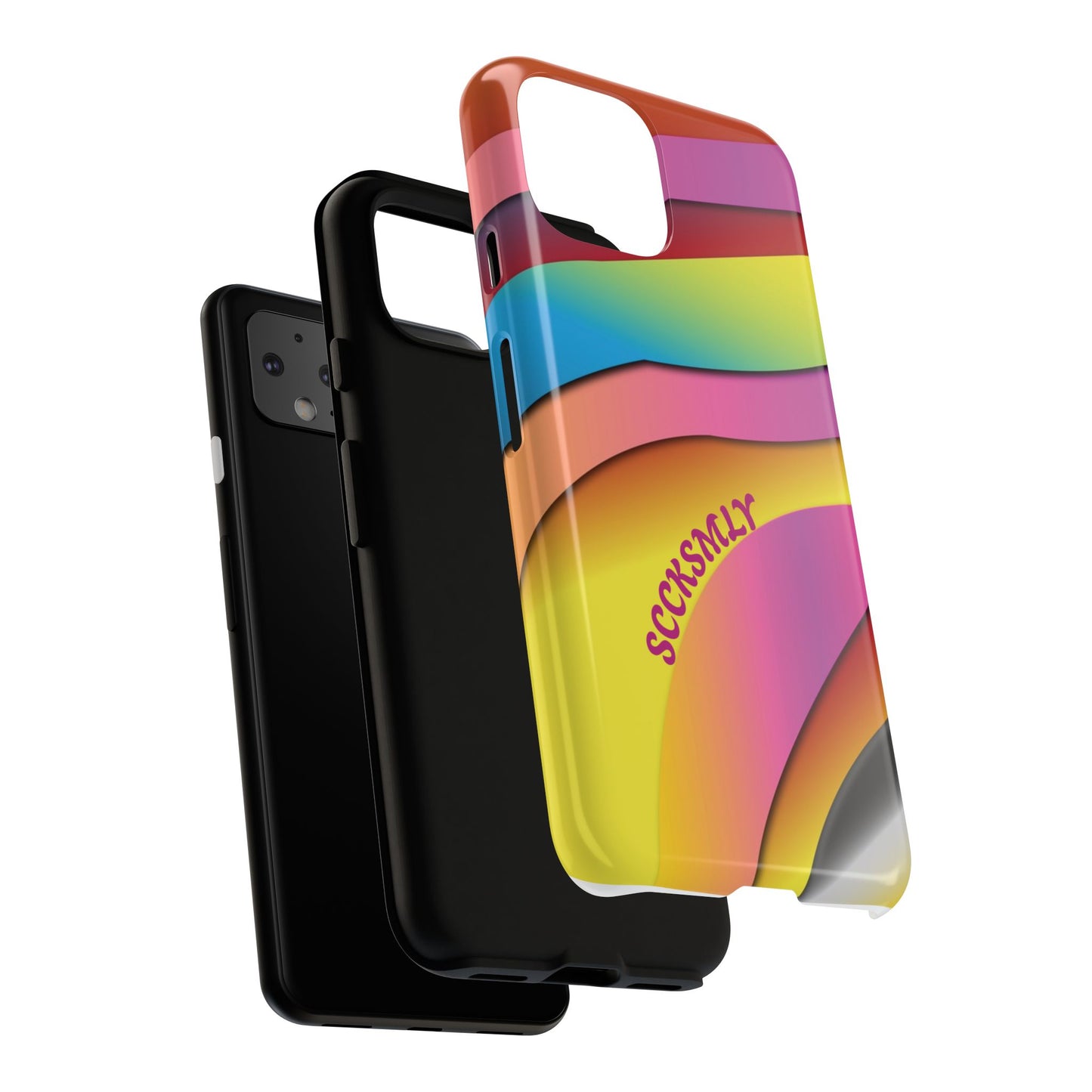 Modern Retro Rainbow Phone Case for Google Pixel