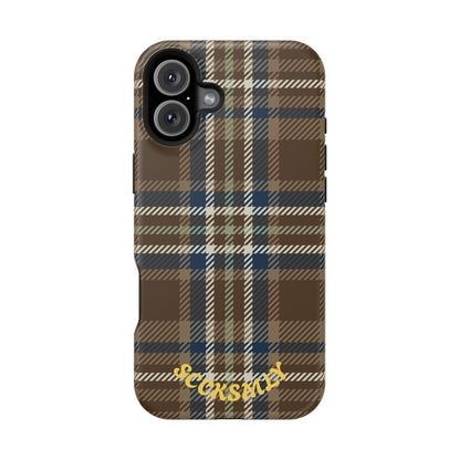 Earth and Sky Plaid Phone Case for Apple