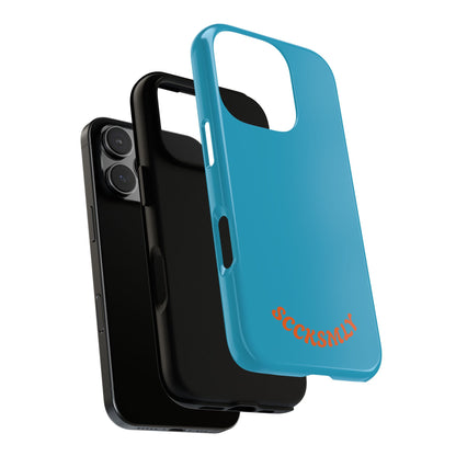 SOLID Blue Spook Tough Case for Apple