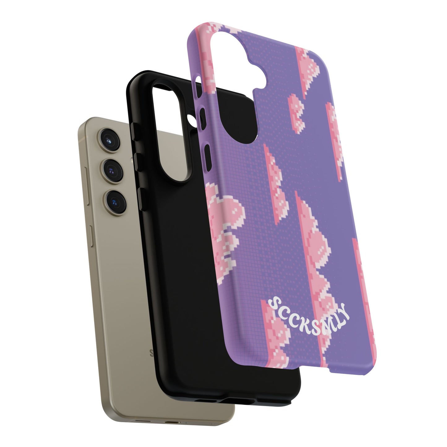 Purple Cotton Candy Sky Tough Phone Case for Samsung