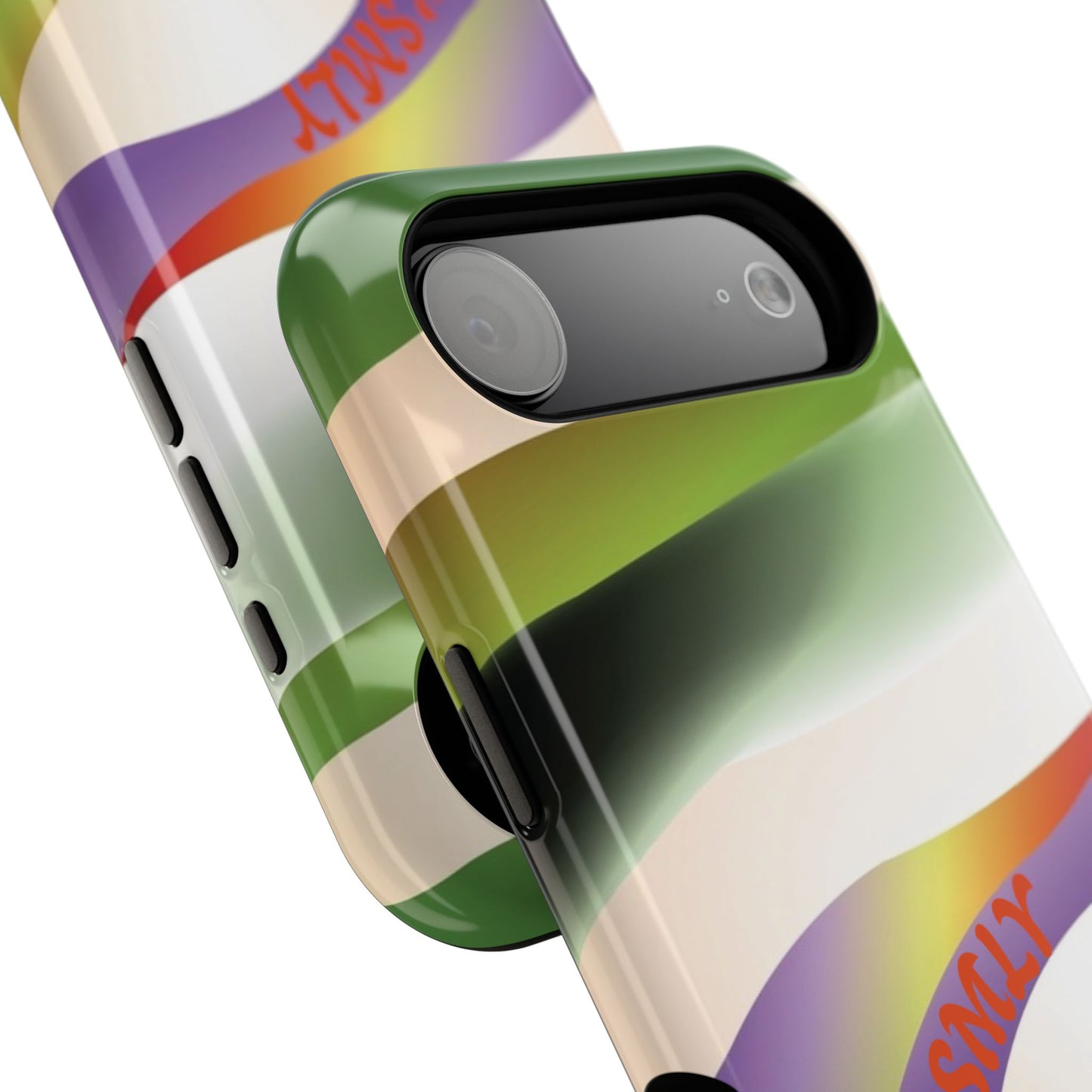 Green Waves Phone Case for Apple