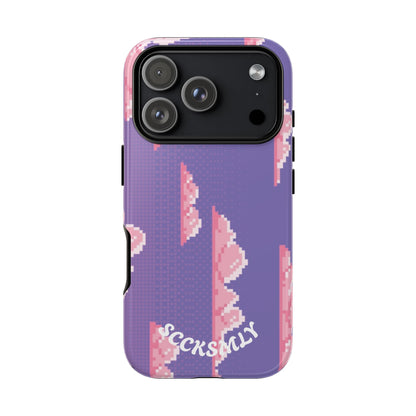 Purple Cotton Candy Sky Tough Phone Case for Apple