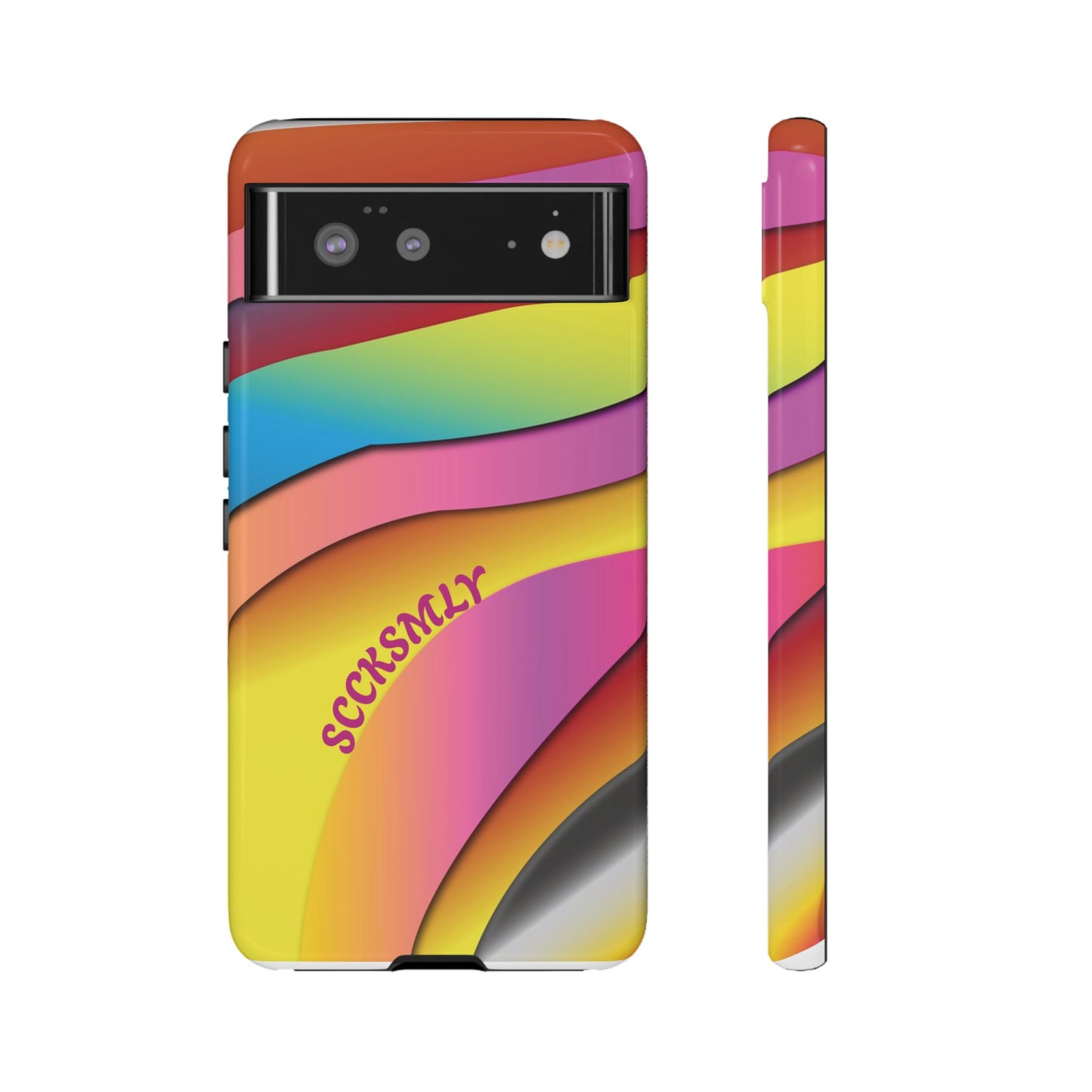 Modern Retro Rainbow Phone Case for Google Pixel