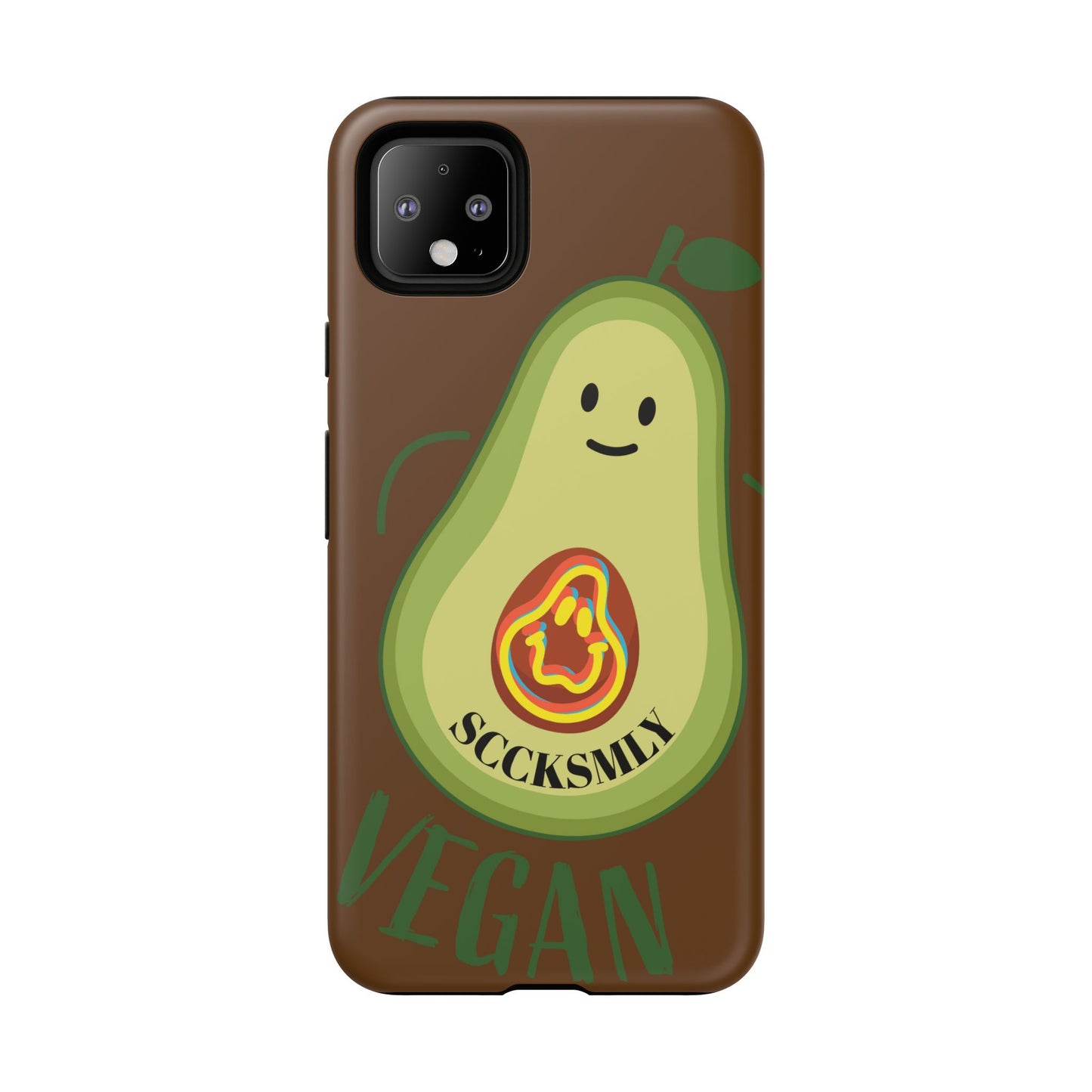 "Google Pixel" Playful Vegan Avocado Phone Case - Tough, Durable Protection with a Fun Design