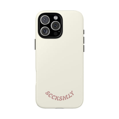 Sweet Oat Milk Tough Phone Case for Apple