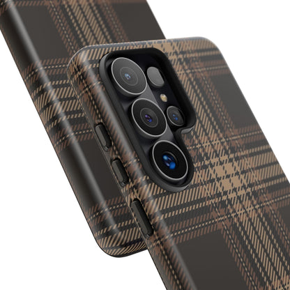 Brown Bread Plaid Tough Phone Case Samsung