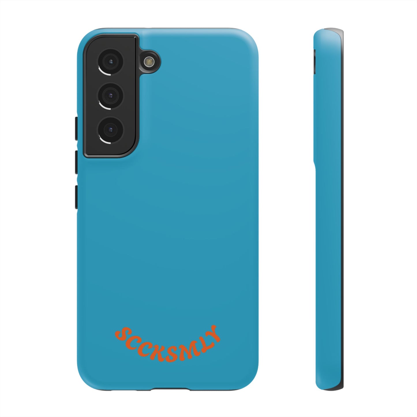 SOLID Blue Spook Tough Case for Samsung