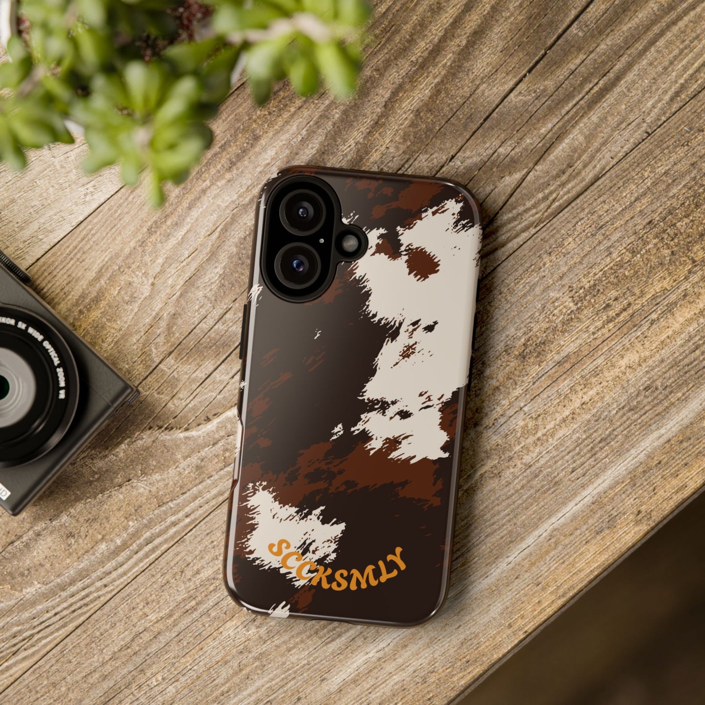 Sooo Cowboy Orange Tough Phone Case for Apple
